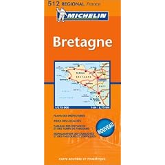 Carte routi�re : Bretagne