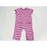 DKNYダナキャランベビーボーダーカバーオール3-6M（ピンク）【セール】【並行輸入品】