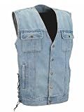 Denim Motorcycle Vest
