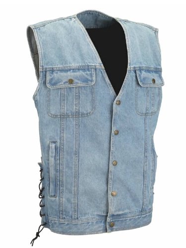 Denim Motorcycle Vest