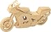 Toys : Racing-Motorcycle - Woodcraft Construction Kit