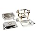 Tiger Chef Steel 4 Quart Gold Accented Chafer [Kitchen]