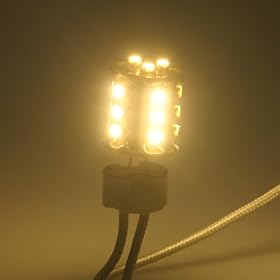 G4 Base 12V AC DC 18 SMD Warm White LED 186 Lumen 360 degree Light Bulb, 1412WW