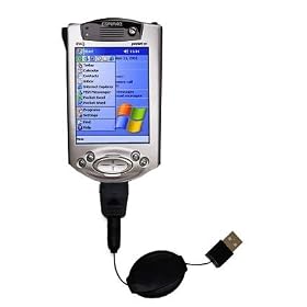 Click here to buy Retractable USB Cable for the Compaq iPAQ 3970 with Power Hot Sync and Charge capabilities... by Gomadic for the Compaq iPAQ 3970.