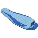 Marmot Angel Fire Sleeping Bag: 25 Degree Down - Women's Summer Blue/Sierra, Long/Right Zip