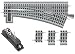 Lionel 12057 FasTrack O60 Left Hand Remote Switch