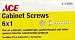 Image of FASTCAP PHZ8.2.5-inch-150PC PowerHead 2-1/2-Inch Cabinet Installation Screws, 150-Pack (part#: PHZ8.2.5"-150PC)