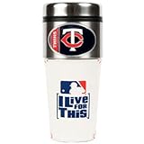 IMAGE OF MLB Minnesota Twins 16oz Baseball Travel Tumbler