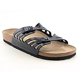 Birkenstock Granda Womens SZ 8 Black Pantent Sandals Slides Open-Toe Shoes Birkenstock Granda Womens SZ 8 Black Pantent Sandals Slides Open-Toe Shoes
