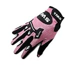TMS GLOVES MOTORCYCLE ATV MOTOCROSS DIRT BIKE MX (Medium, Pink)