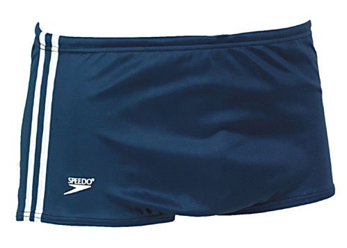 Childrens Toyshop  Sporting Goods : Speedo Men's Nylon Stripe Square Leg Bathing Suit