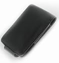SF Planet&reg; Premium Quality Sansa Fuze Forza Leather Case + FREE SF Planet Neckstrap ! - Black