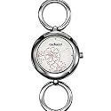 Cacharel - Montre Femme Acier - CN5309BY - Quartz Analogique - Ronde Cadran Motifs - Bracelet Acier Maillons
