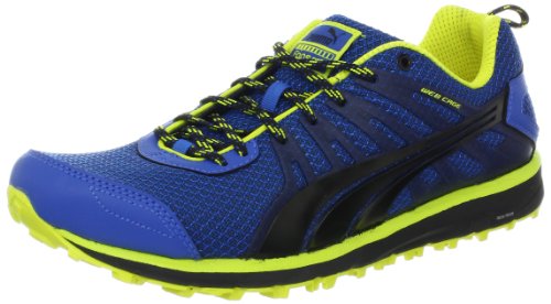 PUMA Men's Faas 300 TR Running Shoe,Snorkel Blue/Black/Fluorescent Yellow,11 D US On Sale