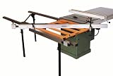Exaktor EX60 Table Saw Open Grid Sliding System With Guide Rails, Fence, Table Assembly, Extension Bars & Blocks