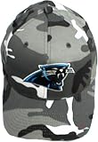 Carolina Panthers Camouflage Adult Hat (Grey)