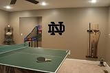 Norte Dame Fighting Irish Wall Mural Vinyl Sticker Sports Logos A229
