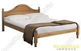 Verona Design Antique Laquered Finish Veresi 46" Solid Pine Bed Frame Only