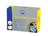 Produkt-Bild: AF SCR020 Screen-Clene duo Reinigungst&uuml;cher 8,6x12,4x5cm silber/blau Inh.20 Paar