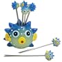 Whimsical Blowfish Cocktail Picks Food Picks, set of 6