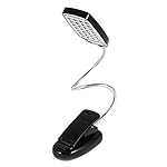 Flexible Arm Clip-on USB 28 LED Light Laptop Reading Desk Lamp Black
