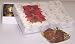 Gourmet Food : Scott's Cakes 1/2 Pound Milk Chocolate Covered Caramels in a Poinsettia Box