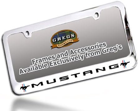 Ford Mustang License Plate Frame