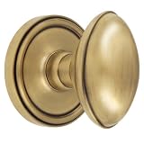 Grandeur GS10-GEOEDN-VB Georgetown Rosette with Eden Prairie Knob, Passage, Vintage Brass Finish