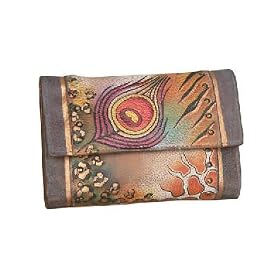Buy Anuschka Bags HAND PAINTED Three-Fold Wallet #1070PKS Ladies by Anuschka