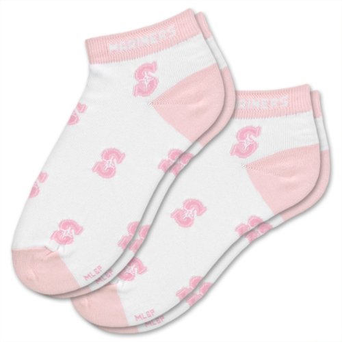MLB Seattle Mariners Women's Pink Socks (2 Pack)