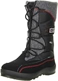 VISTA Damen Winterstiefel Snowboots schwarz, Größe:39;Farbe:Schwarz