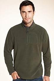 2 Longer Active Funnel Neck Half Zip Micro Fleece