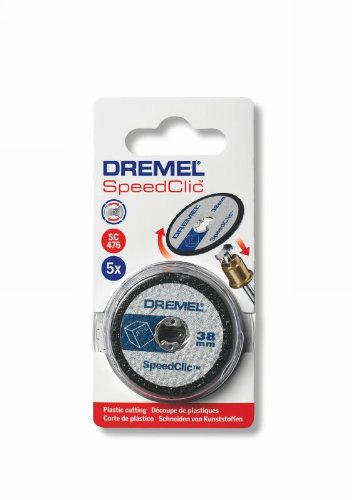 Dremel 2.615.S47.6JB SpeedClic Kunststoff-Trennscheiben &oslash; 38 mm (5 St&uuml;ck)
