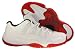 Mens Nike Air Jordan 11 Retro Low Basketball Shoes White / Black / Varsity Red 528895-101