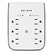 Belkin 6-Outlet Wall Mount Surge Protector with Dual USB Ports (1 AMP / 5 Watt)