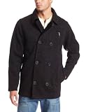 Royal Robbins Men's Kaden Peacoat (Jet Black, Large)
