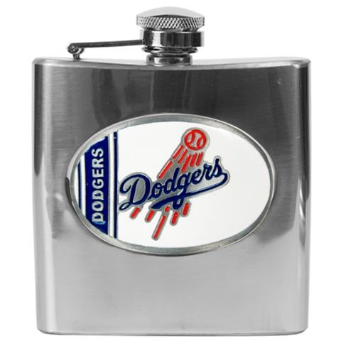 Los Angeles Dodgers LA Stainless Steel Hip Flask