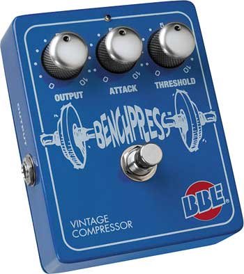 BBE Bench Press Vintage Compressor Guitar Effect Pedal with Nos Ca3080 On Sale