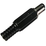 Produkt-Bild: DC-Stecker 2-polig 2,5 x 5,5 mit Knickschutz
