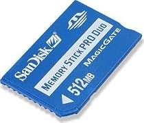 SANDISK 512MB MEMORYSTICK PRO DUO CARD