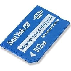 SanDisk Memory Stick Pro Duo Speicherkarte 512MB (original Handelsverpackung)