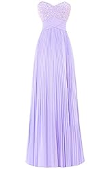 A-line Sweetheart Ruched Beaded Chiffon Evening Dress/Prom Dress/Party Dress/Wedding Dress/Maxi Dress 