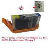 (200 Pcs) Compatible Canon Cli-8bk Black (Cli8bk Black) Ink Cartridges for Pixma Pro9000, Pixma Mp530, Pixma Mp950, Pixma Ip6700d, Pixma Ip4300, Pixma Mp600, Pixma Ip6600d, Pixma Ip4200, Pixma Mp960, Pixma Mp500, Pixma Ip5200 Series, Pixma Mp830, Pixma Mp810, Pixma Mp800