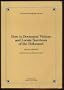 How to Document Victims and Locate Survivors of the Holocaust: Documenting Victims, Locating Survivors (Avotaynu Monograph)