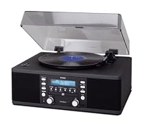 TEAC LP-R400 Turntable CD Recorder and Radio (Black)