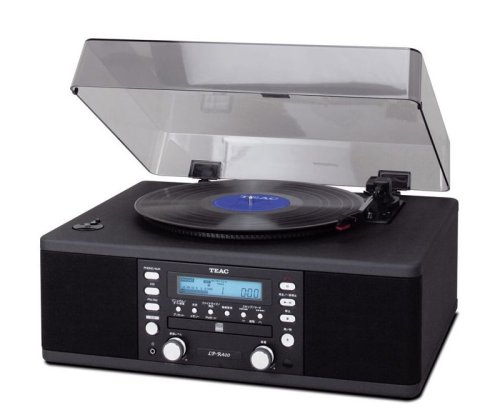 TEAC LP-R400 Turntable CD Recorder and Radio (Black)