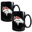 NIB Denver Broncos NFL Ceramic Coffee Cup Mug Set
