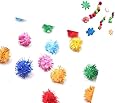 Rimobul Assorted Color Craft Pom Poms - 1.5" - 50 Pack