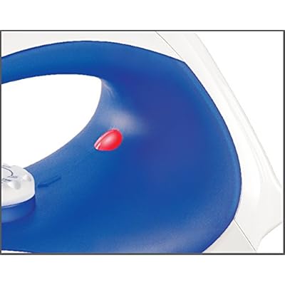 Eveready DI100 750-Watt Dry Iron (White/Blue)