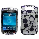 EMPIRE 2D Silver with Purple and Black Circle Stars Design Hard Case Cover  ....